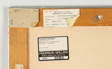 Gottfried Honegger (French, 1917 - 2016) "Bisteautage C"