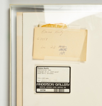 Elaine Kurtz (American, b. 1926) "DiptycH 8I-I"