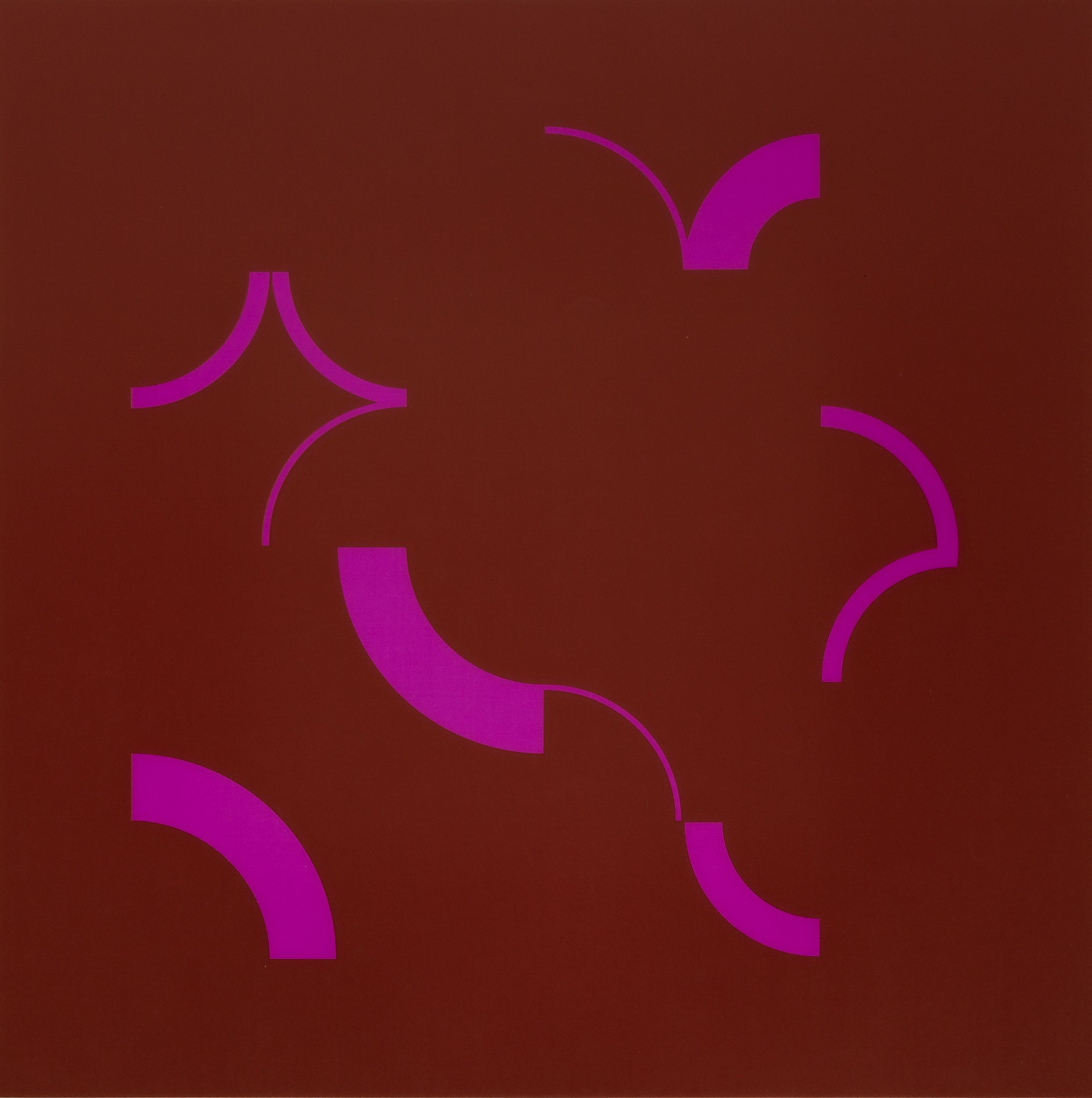 (2) Gottfried Honegger (French, 1917-2016) "Untitled"