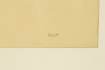 George Grosz (German, 1893-1959) "Sad Clown"