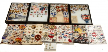 Vintage Political Buttons & Ephemera
