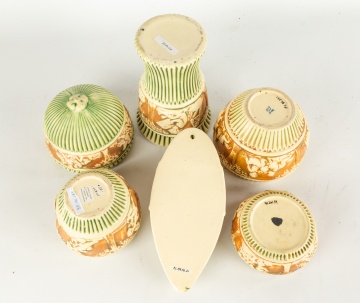 (6) Roseville Art Pottery