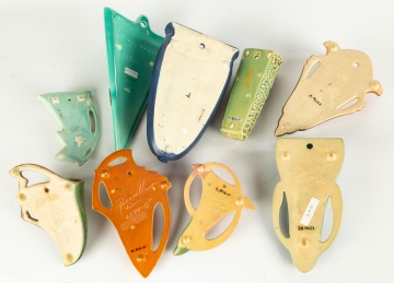 (9) Roseville, Weller, and Royal Hager Wall  Pockets