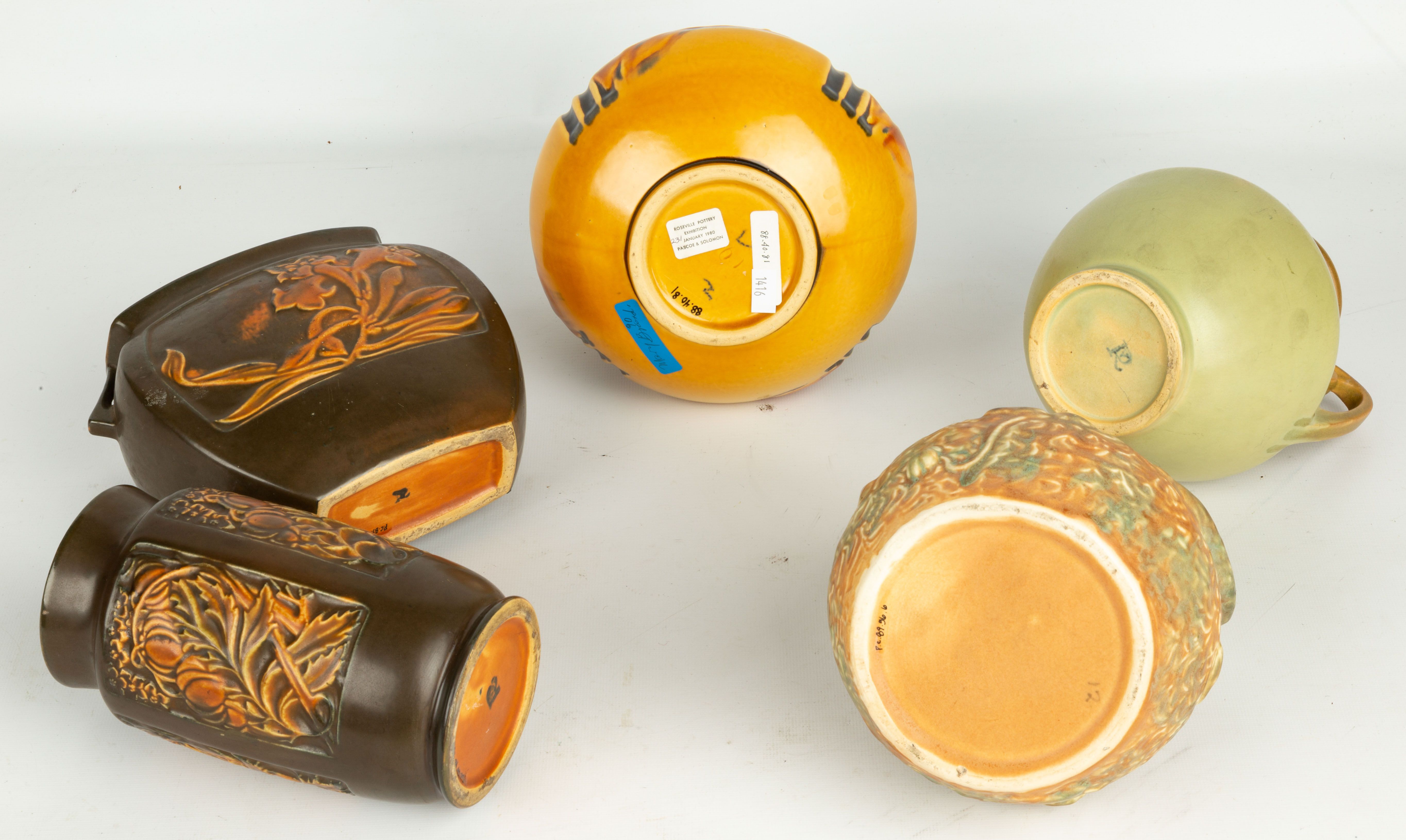 (5) Roseville Art Pottery