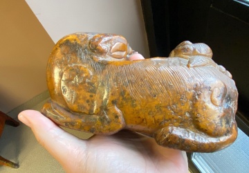Chinese Soapstone Foo Lion