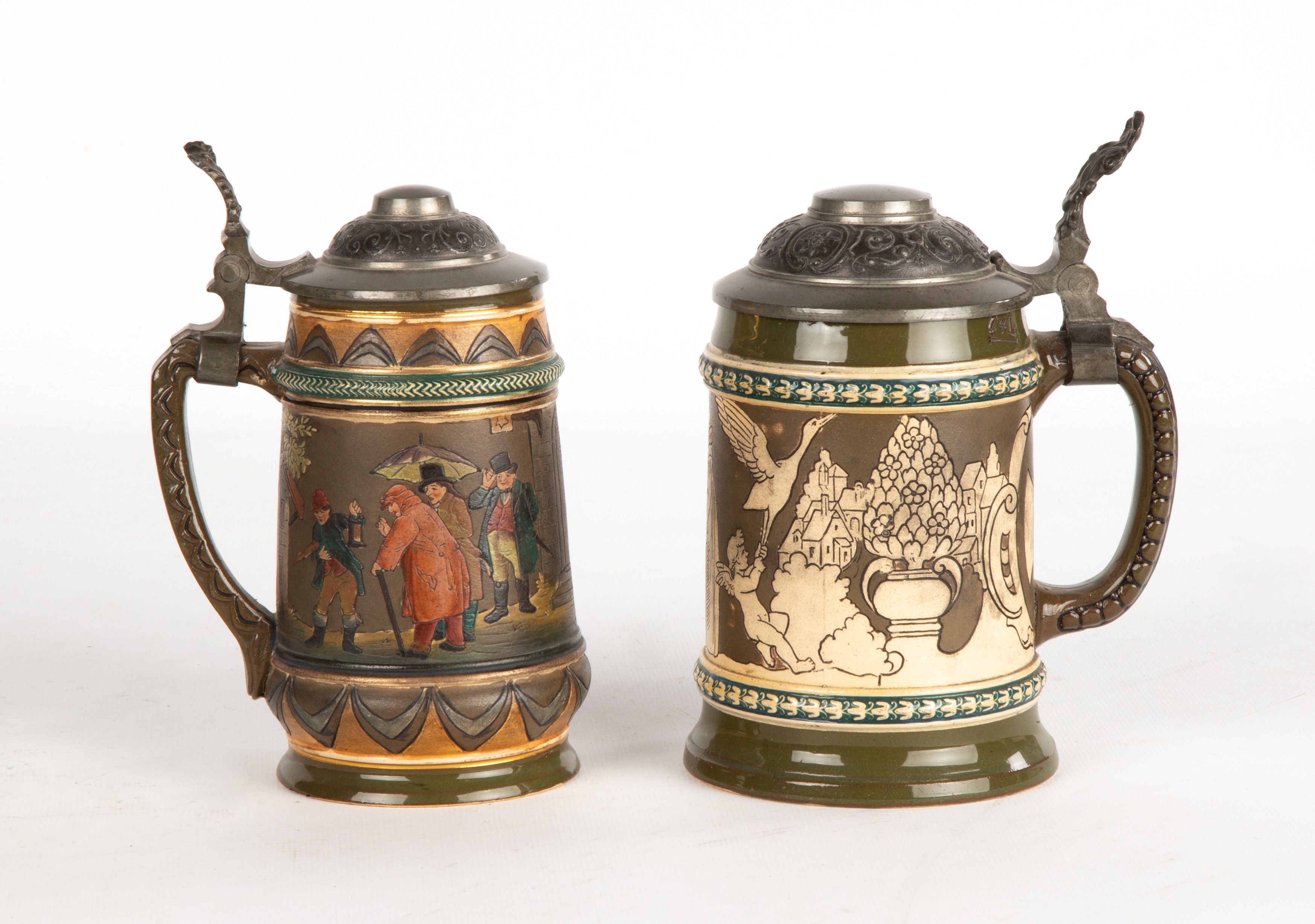 Vintage German Stein Tankards Cottone Auctions