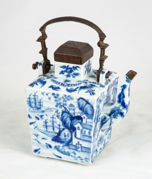 Chinese Blue & White Teapot