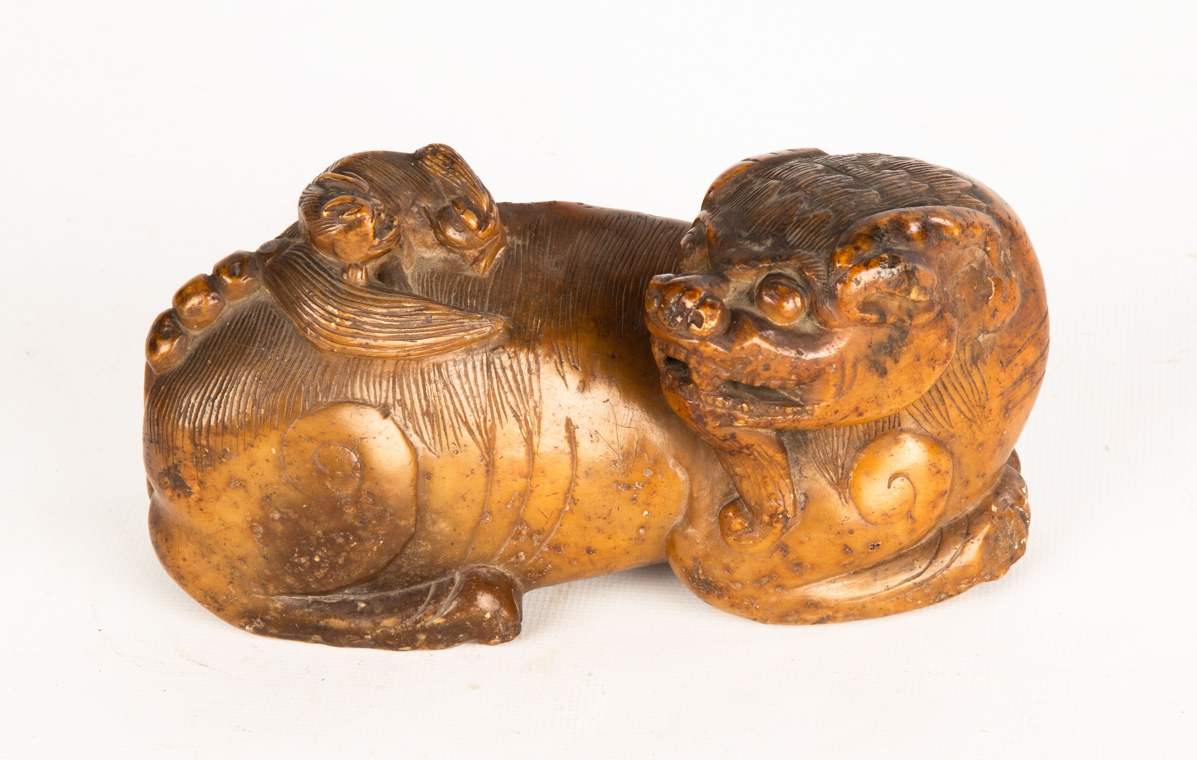 Chinese Soapstone Foo Lion