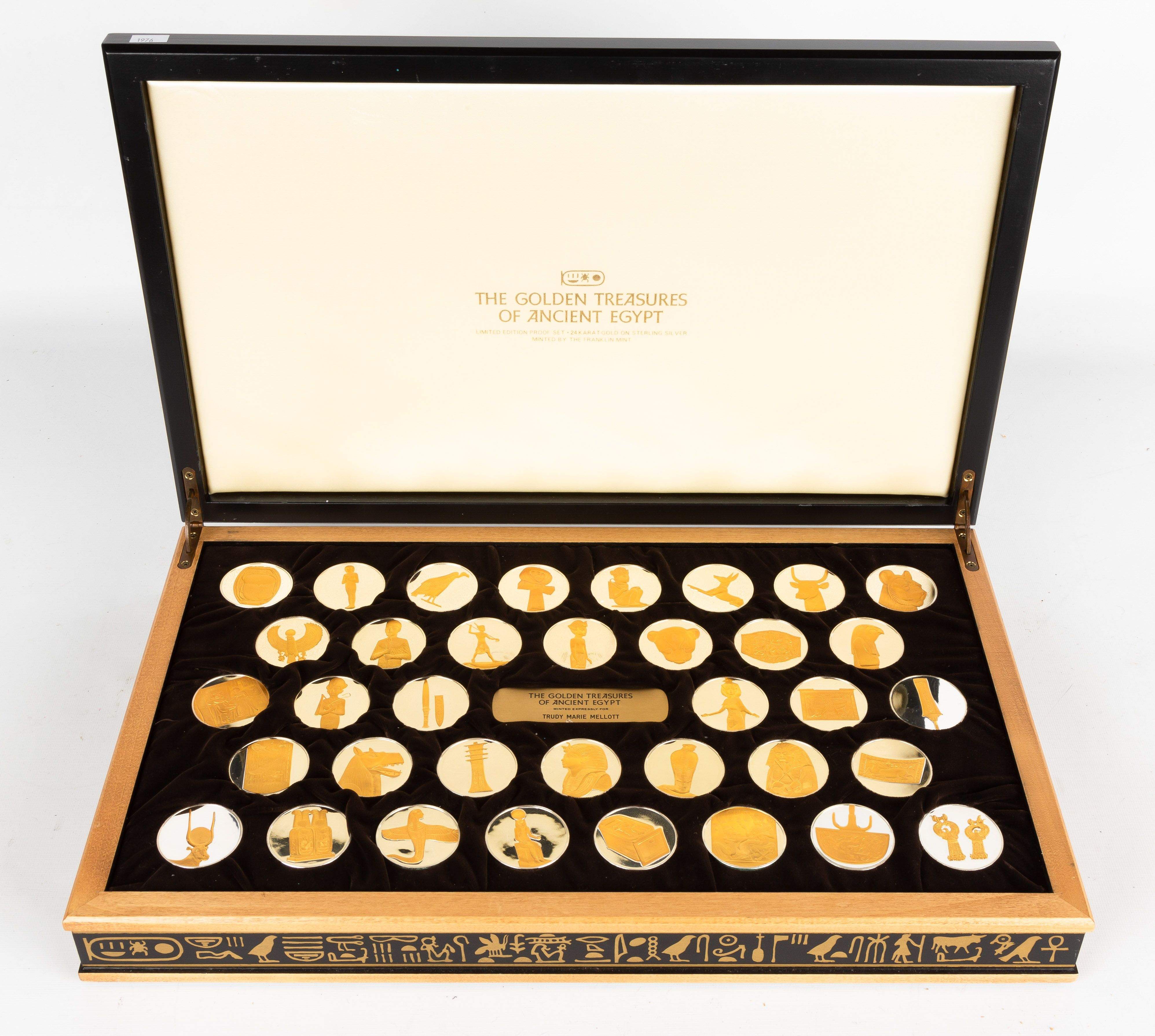 Golden Treasures of Ancient Egypt 36 Silver Coins | Cottone Auctions