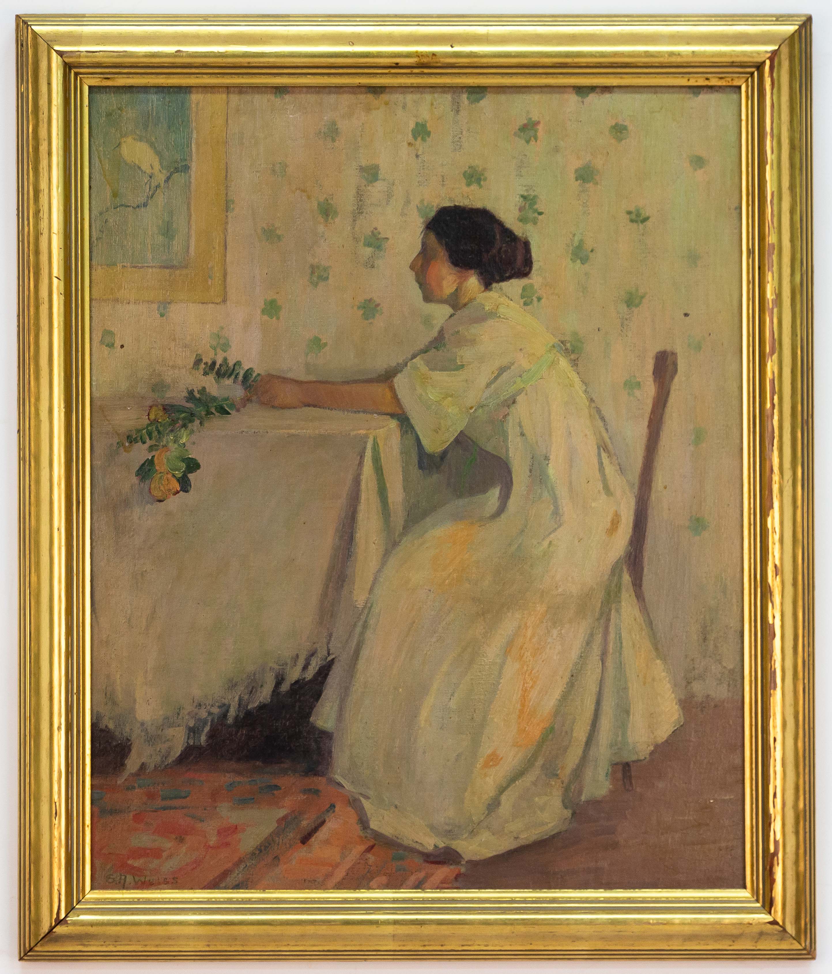 S. A. Weiss (20th Century) Seated Woman | Cottone Auctions