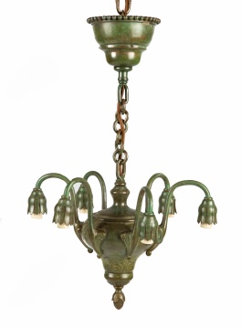 Tiffany Style Lily Hanging  Chandelier