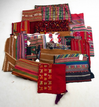 Group of Guatemalan and Peruvian Textiles