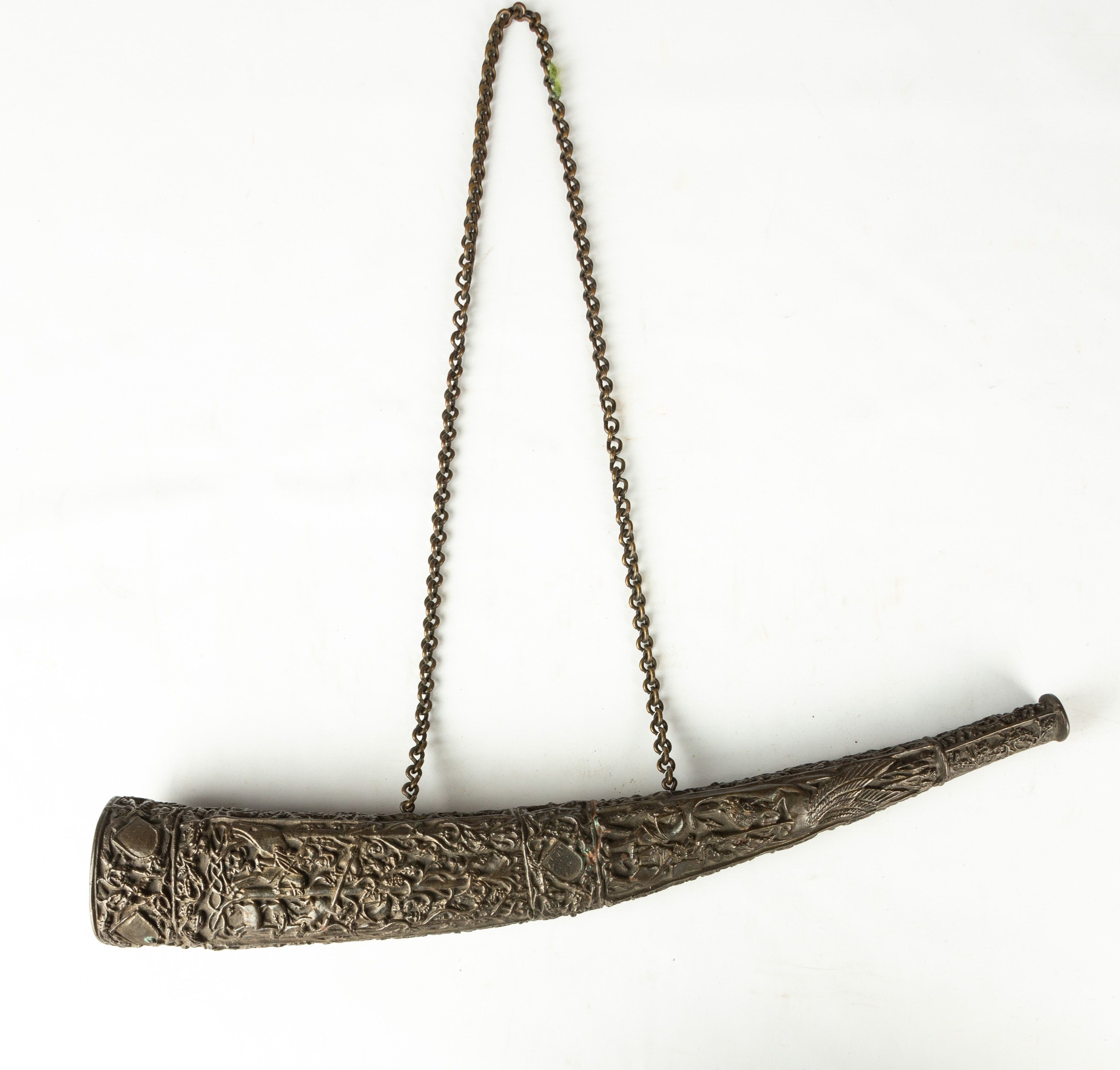 19th Century Bronze Horn