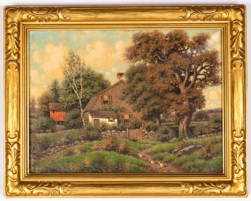 George W. Drew (American, 1875 - 1968)  Cottage Scene