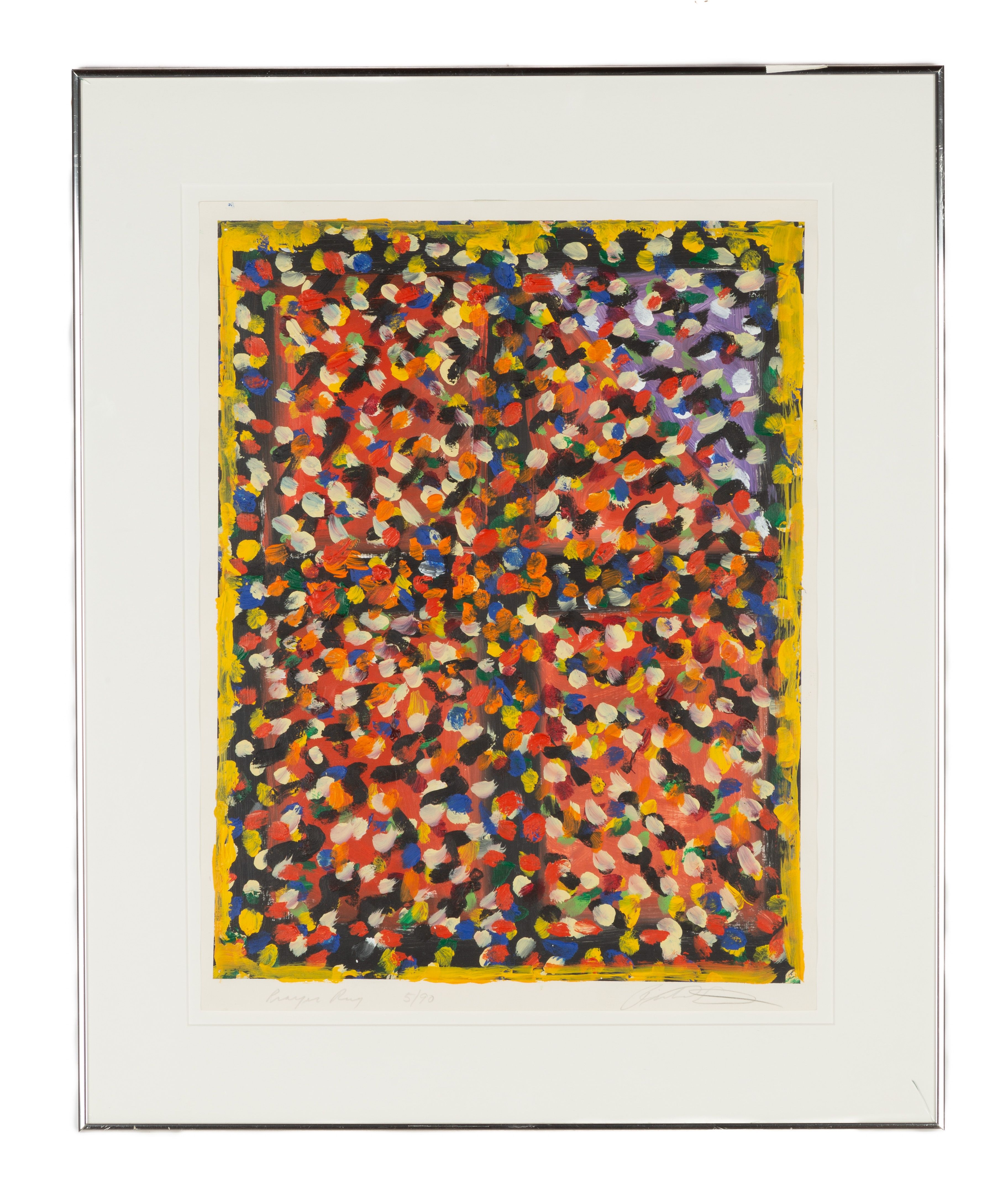 Richard Sturm (Canadian, b. 1947) "Prayer Rug Cross"