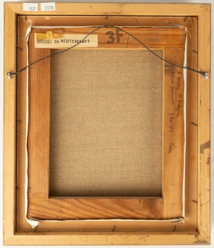 Pierre Bordenave (French, 1900-1970) "Voilers  en Mediterranee"