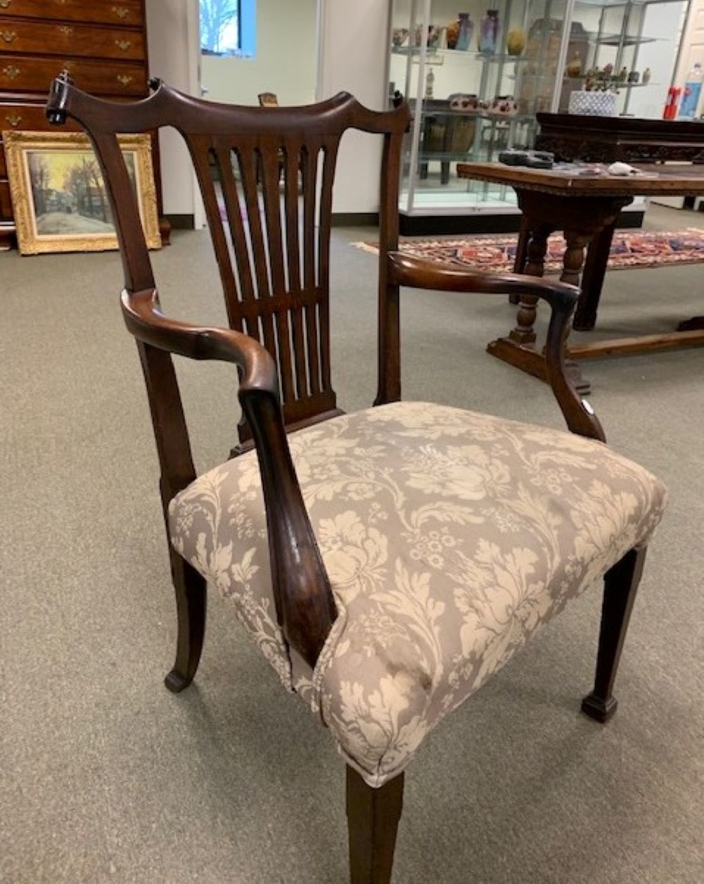 George III Mahogany Armchairs