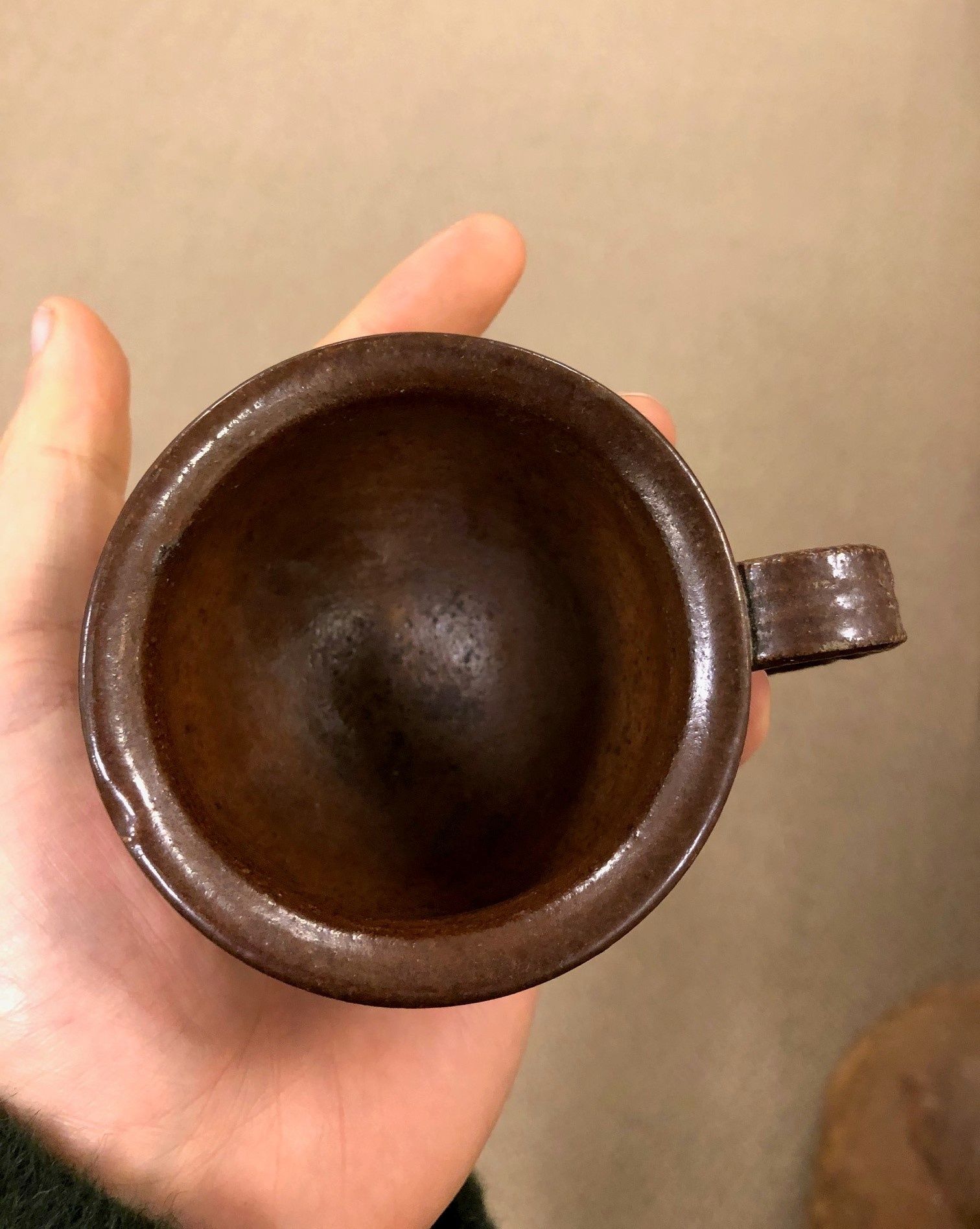 Group of Miniature Redware and Stoneware Pottery