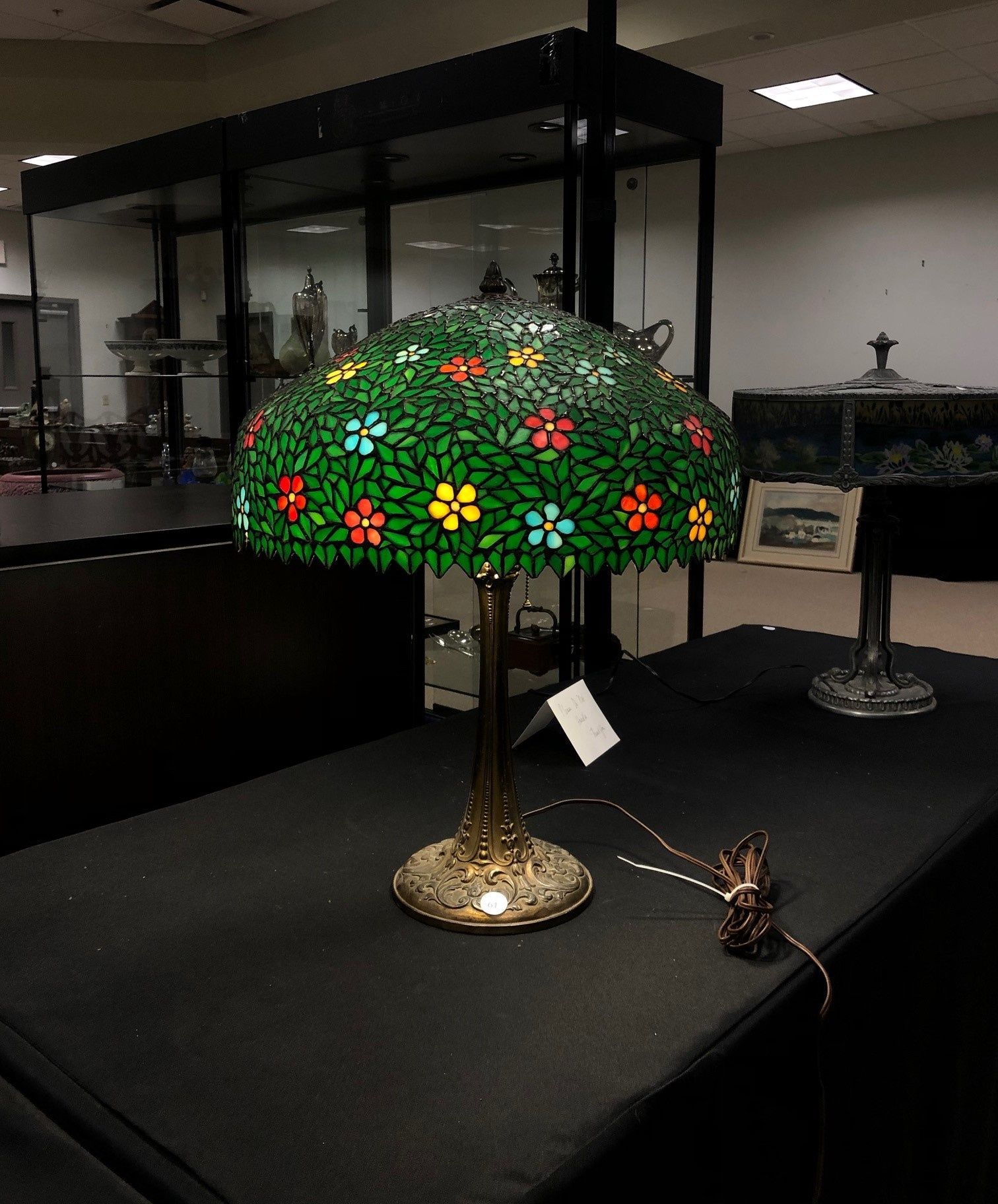 Leaded Glass Lamp | Cottone Auctions