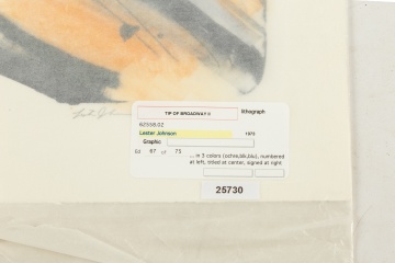 Lester Johnson (American, 1919 - 2010) "Tip of Broadway II"