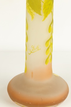 Large Galle Cameo Vase