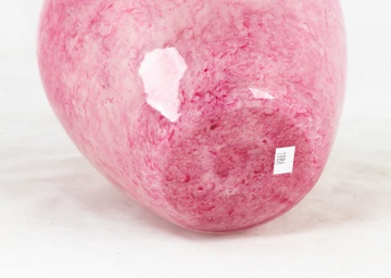 Steuben Pink Cluthra Vase