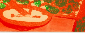 Howard Hodgkin (British, 1932-2017) "But He Did Stop Smoking / He Didn't Miss Cigarettes At All, from: The Way We Live Now"