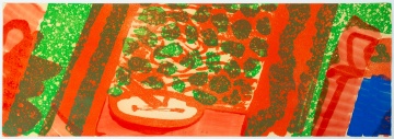 Howard Hodgkin (British, 1932-2017) "But He Did Stop Smoking / He Didn't Miss Cigarettes At All, from: The Way We Live Now"