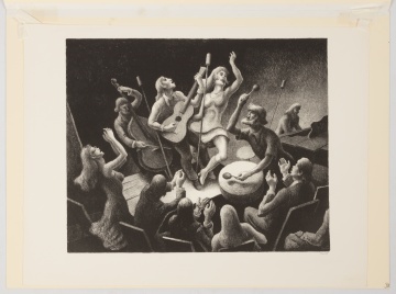 Thomas Hart Benton (American, 1889-1975) "Youth Music"