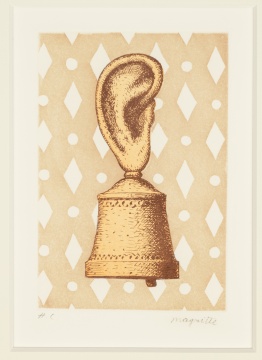 After René Magritte (Belgian, 1898–1967) La Leçon de musique