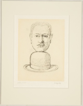 After René Magritte (Belgian, 1898-1967) Untitled from Le Lien de paille