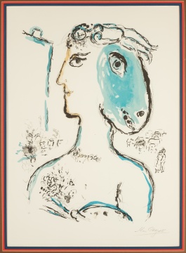 Marc Chagall (Russian/French, 1887-1985) "Artiste Phoenix"