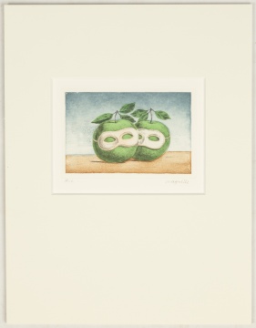 After René Magritte (Belgian, 1898-1967) Le prêtre Marie, from Signe de survie au temps d'amour