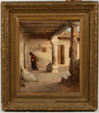 Gustave Nicolas Pinel (French, 1842-1896) Middle Eastern Scene