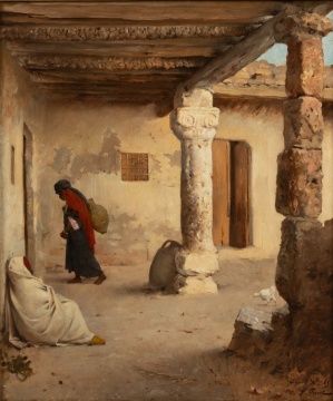 Gustave Nicolas Pinel (French, 1842-1896) Middle Eastern Scene