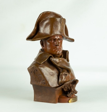 Renzo Colombo (1856-1885) Bust of Napoleon Bonaparte