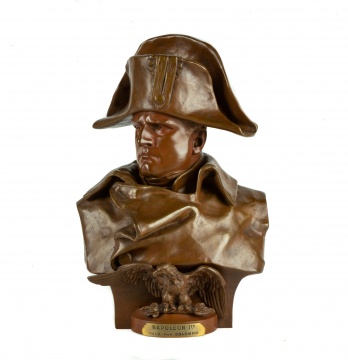 Renzo Colombo (1856-1885) Bust of Napoleon Bonaparte