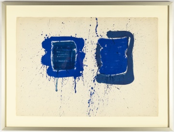 Sam Francis (American, 1923-1994) "Deux Magots"