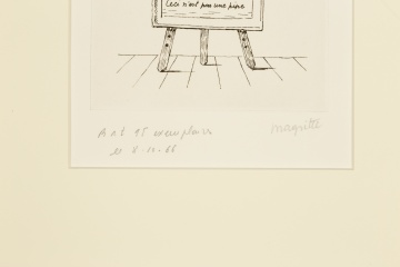 René Magritte (Belgian, 1898–1967) Les Deux Mystères, from Aube à l'Antipode
