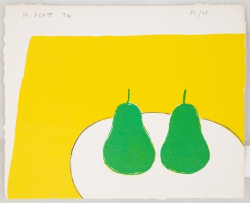 William Scott (Irish, 1913-1989) Green Pears