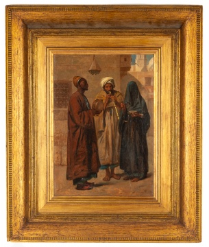 Frederick Goodall, RA (British, 1822 –1904) Oriental Scene