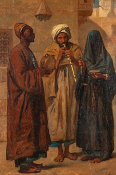 Frederick Goodall, RA (British, 1822 –1904) Oriental Scene