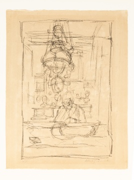 Alberto Giacometti (Swiss, 1901-1966) "La Suspension (L. 29)"