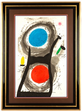 Joan Miró (Spanish, 1893-1983) "L'Adorateur du soleil" (Sun Worshipper)