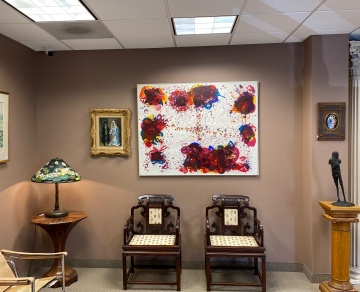 Sam Francis (American, 1923-1994) "Lyre Eight"