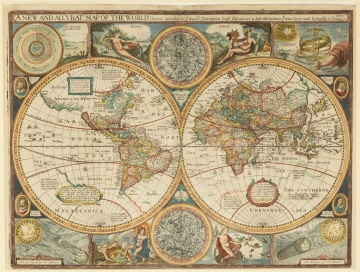 John Speed (1552-1629) A New and Accvrat Map of the World
