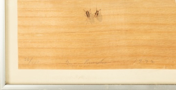 Ed Ruscha (American, b. 1937) "Cockroaches" (from Insects Portfolio)