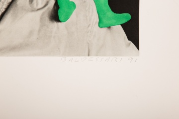 John Baldessari (American, 1931-2020) "Person with Conscience (Green) / Animals Quiescent"