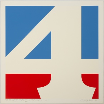Robert Indiana (American, 1928-2018) "The American Four", 1970