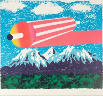 James Rosenquist (American, 1933-2017) "Discover Graphics"